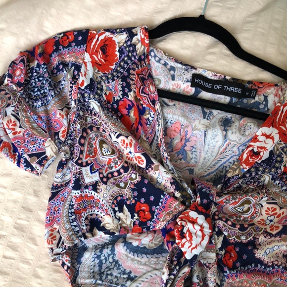 Summer tie front blouse - Picture 2 of 2